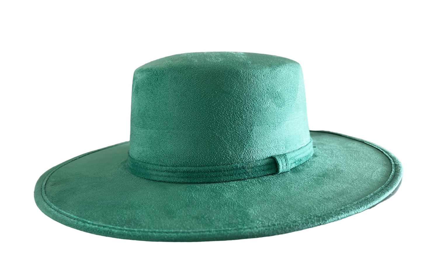 Jungle Fever Vegan Suede Flat Top Hat