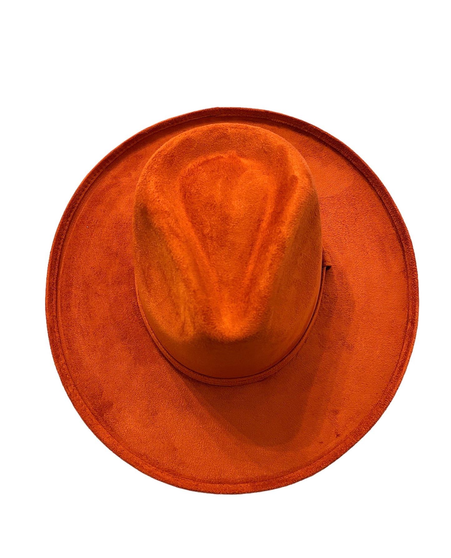 Fall-ing in Love Vegan Suede Pencil Brim Fedora